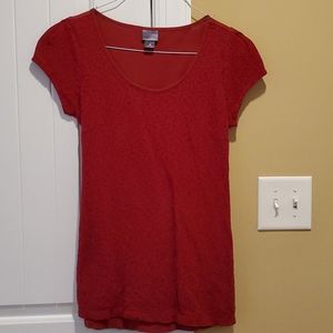 Lace detail maternity shirt